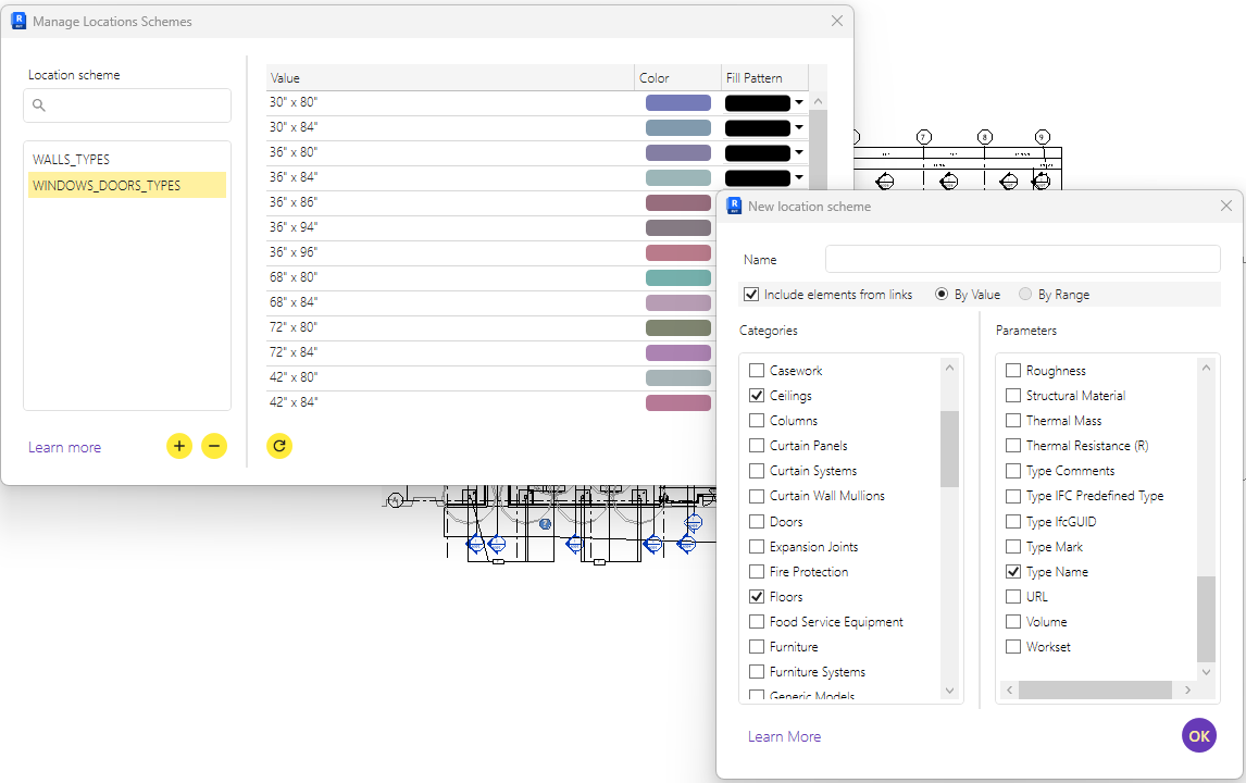 Manage Location Schemes